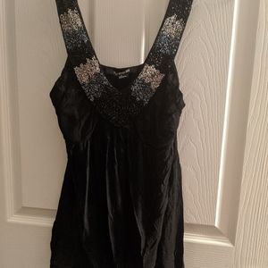 Forever 21 Beaded trim Tank Top